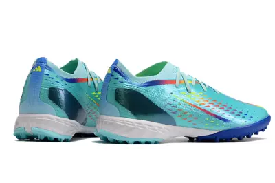 Adidas X Speedportal.1 TF - Aqua/Vibrant Blue/Neon Green