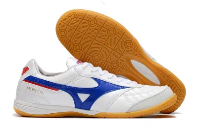 Mizuno Morelia Sala Japan IC - White/Royal Blue/Sandy Orange