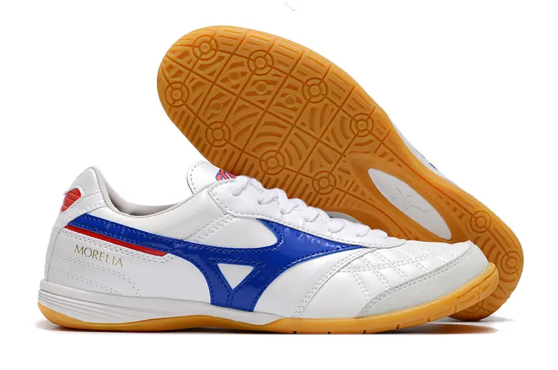 Mizuno Morelia Sala Japan IC - White/Royal Blue/Sandy Orange