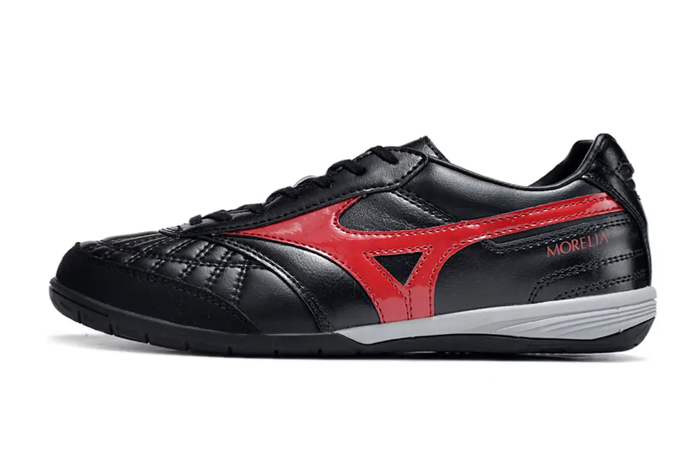 Mizuno Morelia Sala Japan IC - Black/Crimson Red/Charcoal Gray