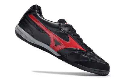 Mizuno Morelia Sala Japan IC - Black/Crimson Red/Charcoal Gray