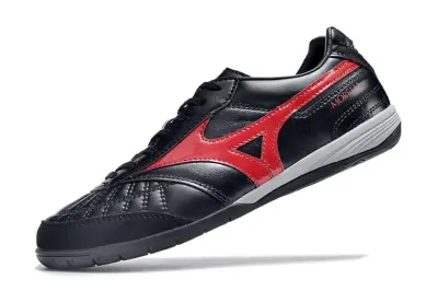 Mizuno Morelia Sala Japan IC - Black/Crimson Red/Charcoal Gray