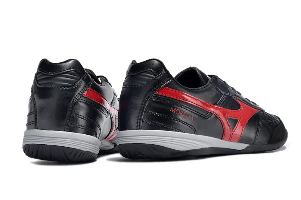 Mizuno Morelia Sala Japan IC - Black/Crimson Red/Charcoal Gray