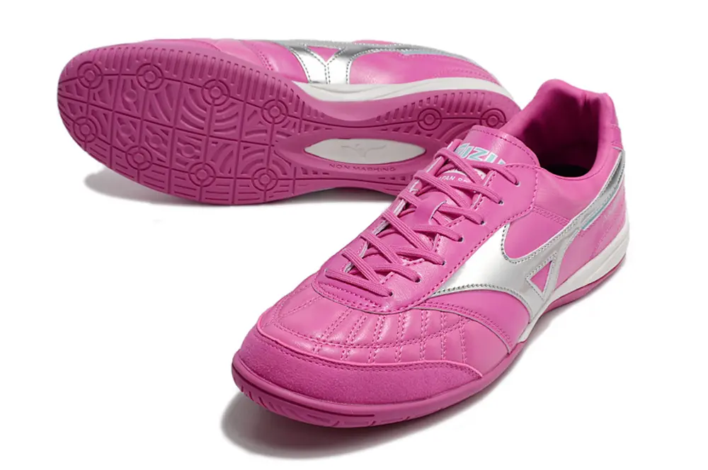 Mizuno Morelia Sala Japan IC - Pink/Vibrant Pink/Silver Accents