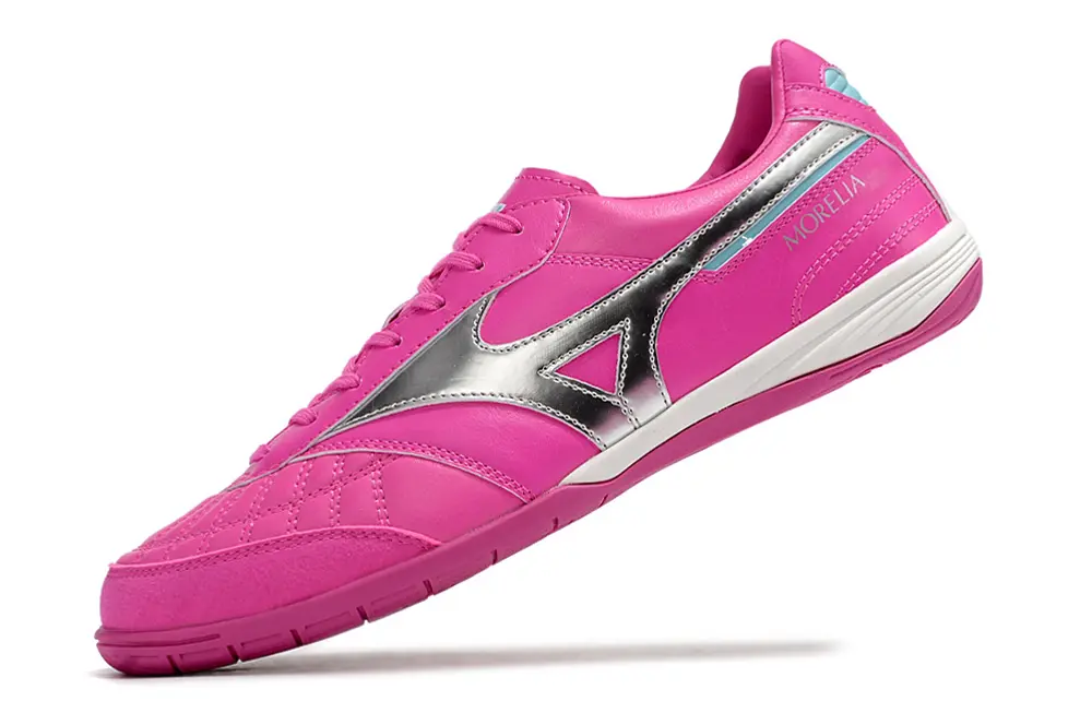 Mizuno Morelia Sala Japan IC - Pink/Vibrant Pink/Silver Accents