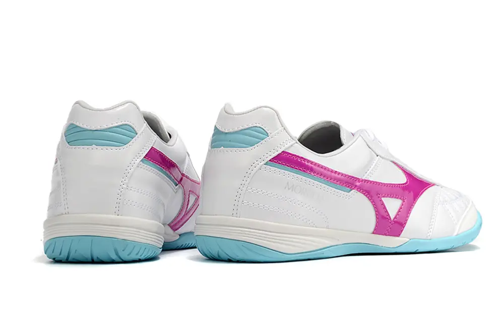 Mizuno Morelia Sala Japan IC - White/Vivid Pink/Aqua Blue