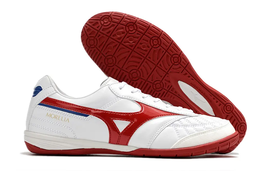 Mizuno Morelia Sala Japan IC - White/Cherry Red/Sky Blue
