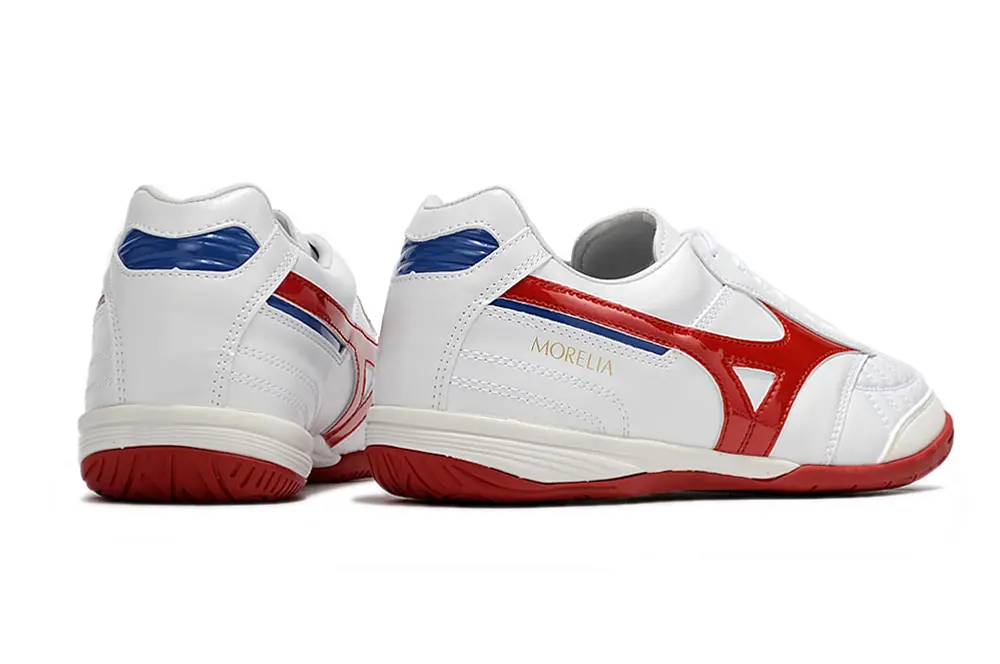 Mizuno Morelia Sala Japan IC - White/Cherry Red/Sky Blue