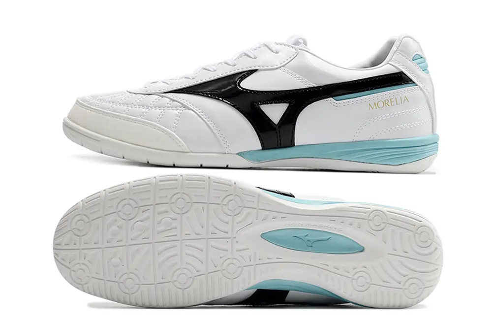 Mizuno Morelia Sala Japan IC - White/Black/Light Blue