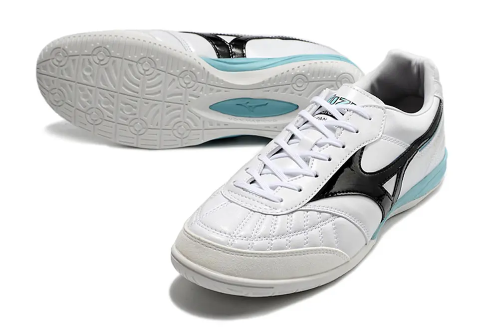 Mizuno Morelia Sala Japan IC - White/Black/Light Blue