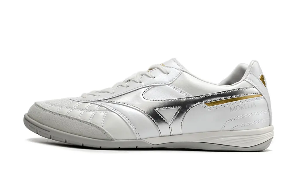 Mizuno Morelia Sala Japan IC - White/Silver/Gold