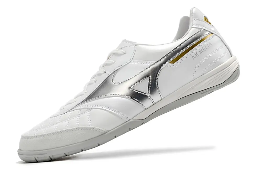 Mizuno Morelia Sala Japan IC - White/Silver/Gold