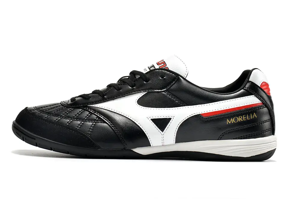 Mizuno Morelia Sala Japan IC - Black/Classic White/Red Accent