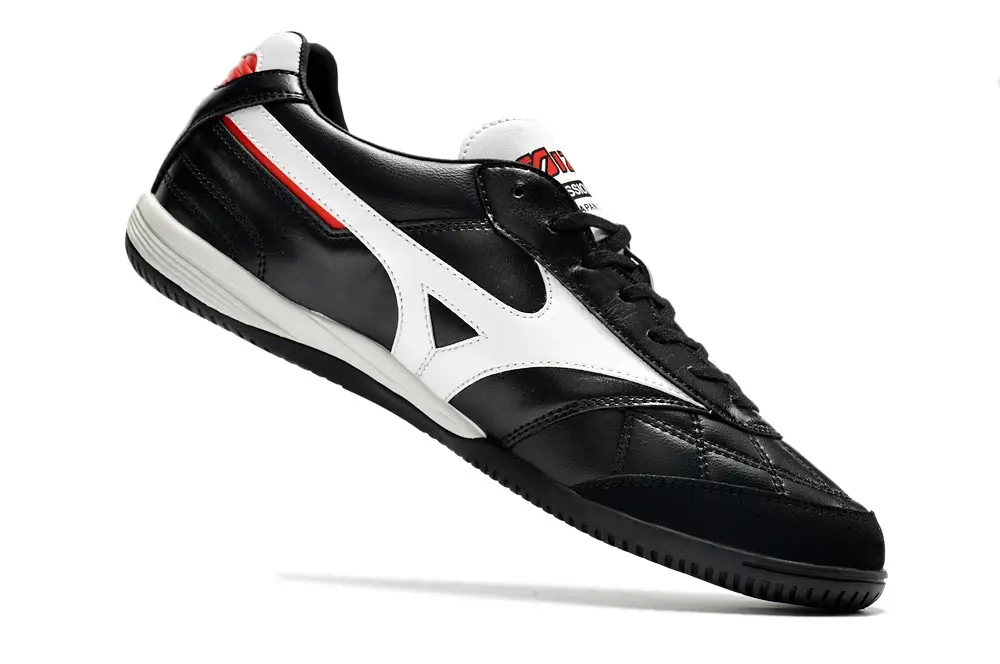 Mizuno Morelia Sala Japan IC - Black/Classic White/Red Accent