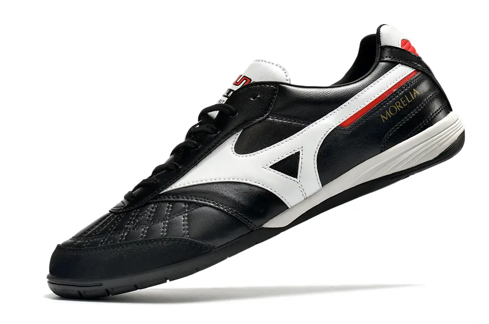Mizuno Morelia Sala Japan IC - Black/Classic White/Red Accent