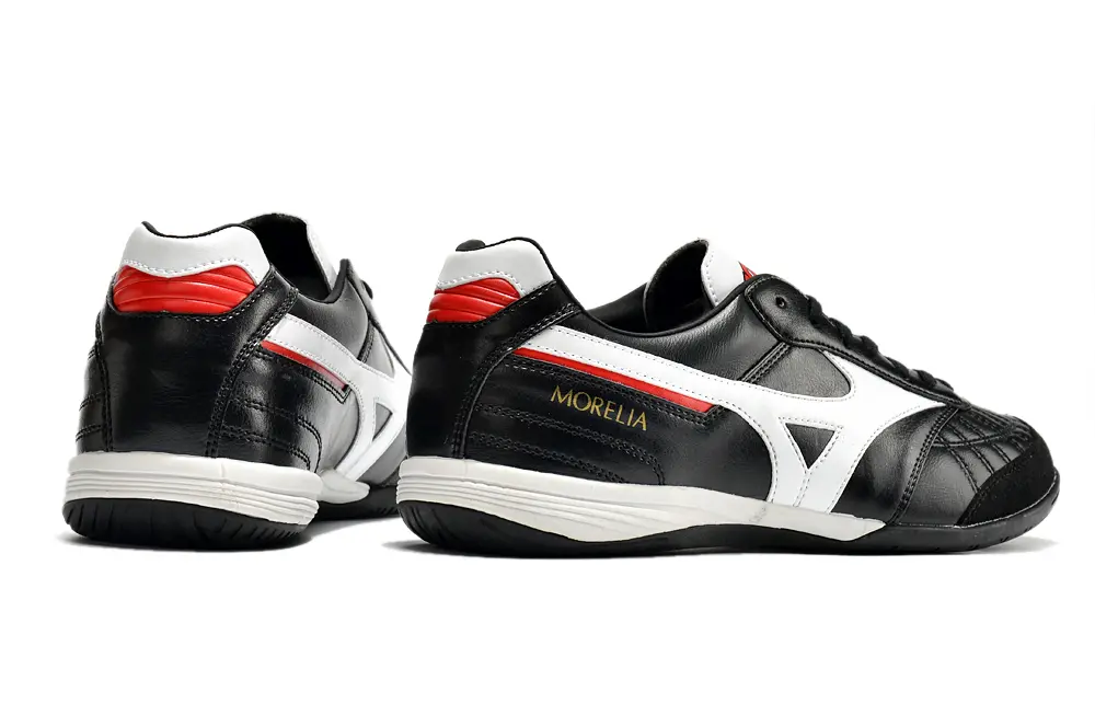 Mizuno Morelia Sala Japan IC - Black/Classic White/Red Accent