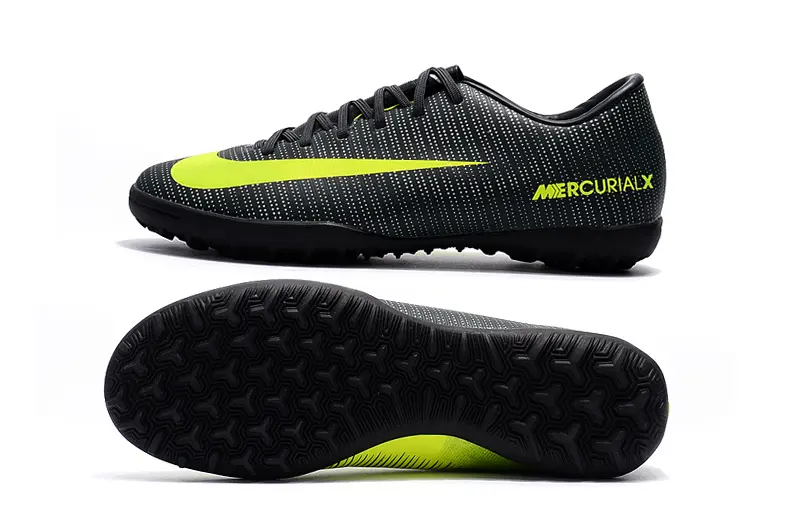 Nike Mercurial Vapor 11 TF - Black/Volt Yellow/Charcoal Gray