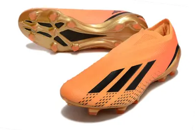 Adidas X Speedportal+ Laceless FG - Orange/Sunset Glow/Gold Fusion