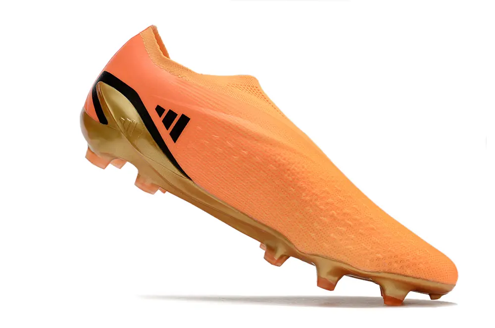 Adidas X Speedportal+ Laceless FG - Orange/Sunset Glow/Gold Fusion