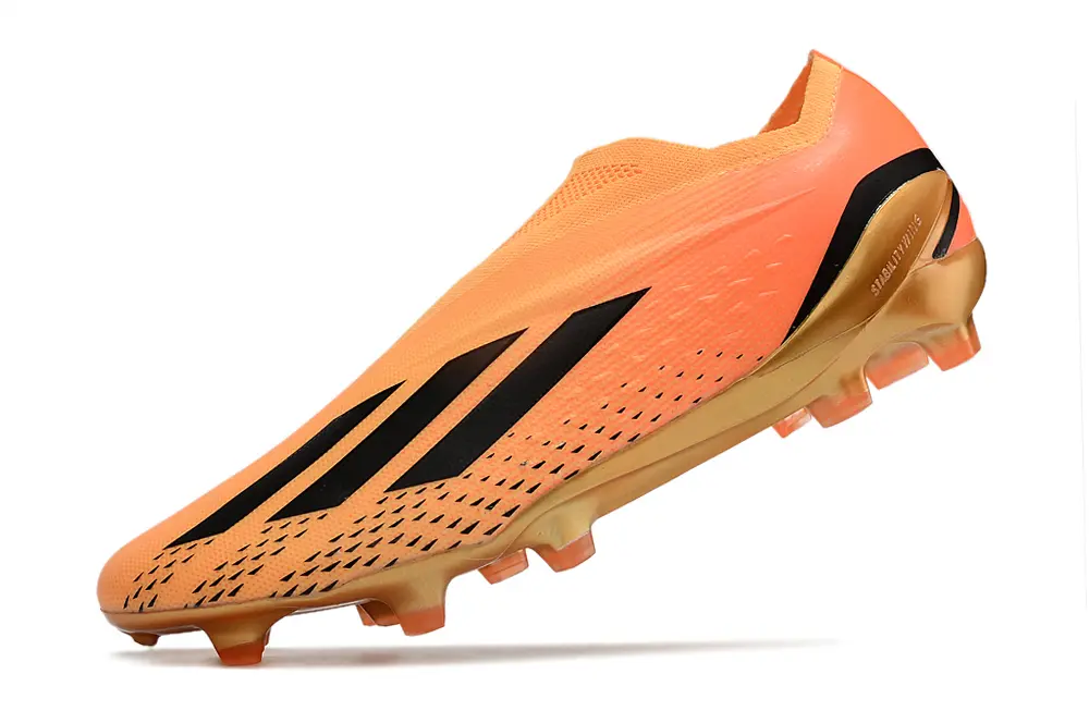 Adidas X Speedportal+ Laceless FG - Orange/Sunset Glow/Gold Fusion