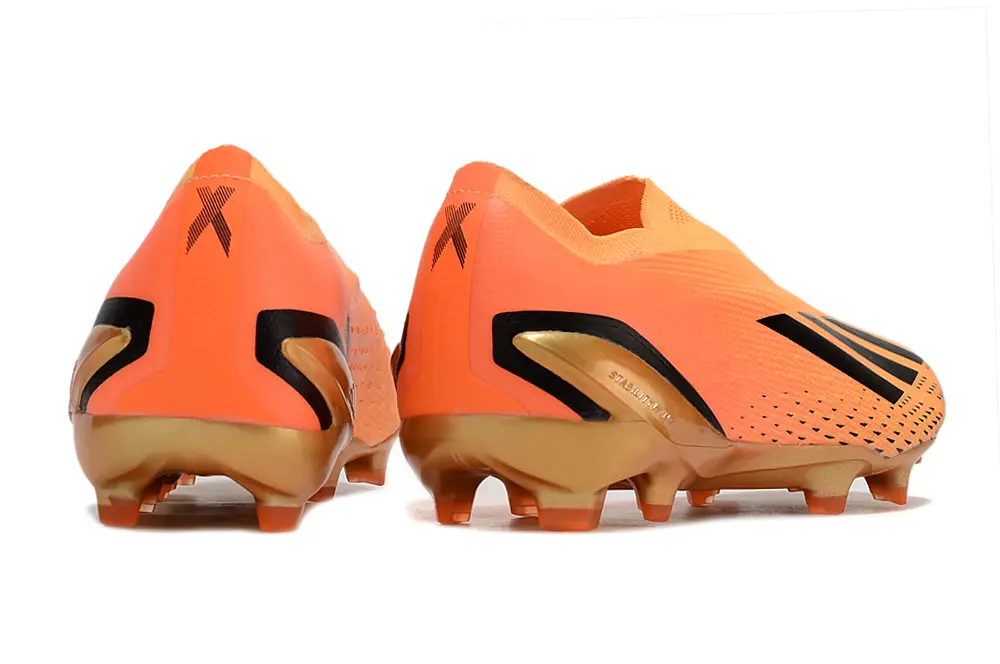 Adidas X Speedportal+ Laceless FG - Orange/Sunset Glow/Gold Fusion