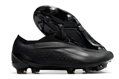 Adidas X Speedportal+ Laceless FG - Black/Stealth Black/Shadow Black