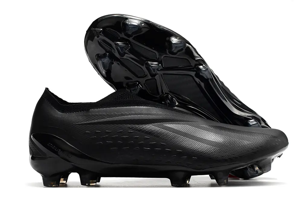 Adidas X Speedportal+ Laceless FG - Black/Stealth Black/Shadow Black