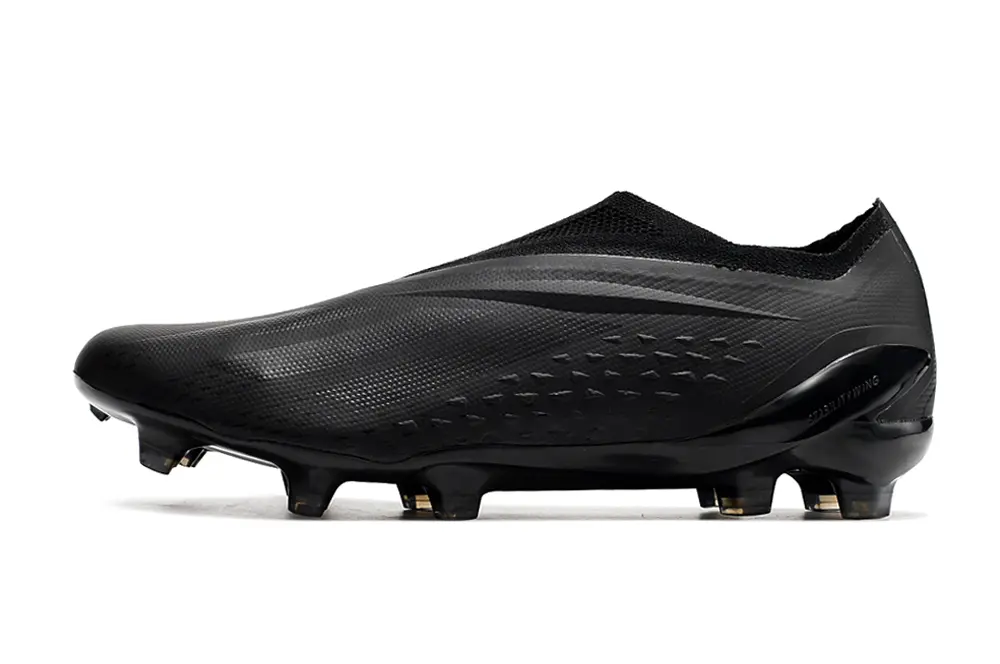 Adidas X Speedportal+ Laceless FG - Black/Stealth Black/Shadow Black