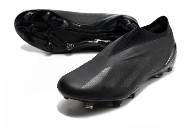 Adidas X Speedportal+ Laceless FG - Black/Stealth Black/Shadow Black