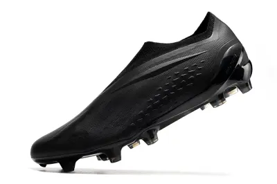 Adidas X Speedportal+ Laceless FG - Black/Stealth Black/Shadow Black