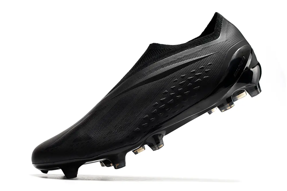 Adidas X Speedportal+ Laceless FG - Black/Stealth Black/Shadow Black