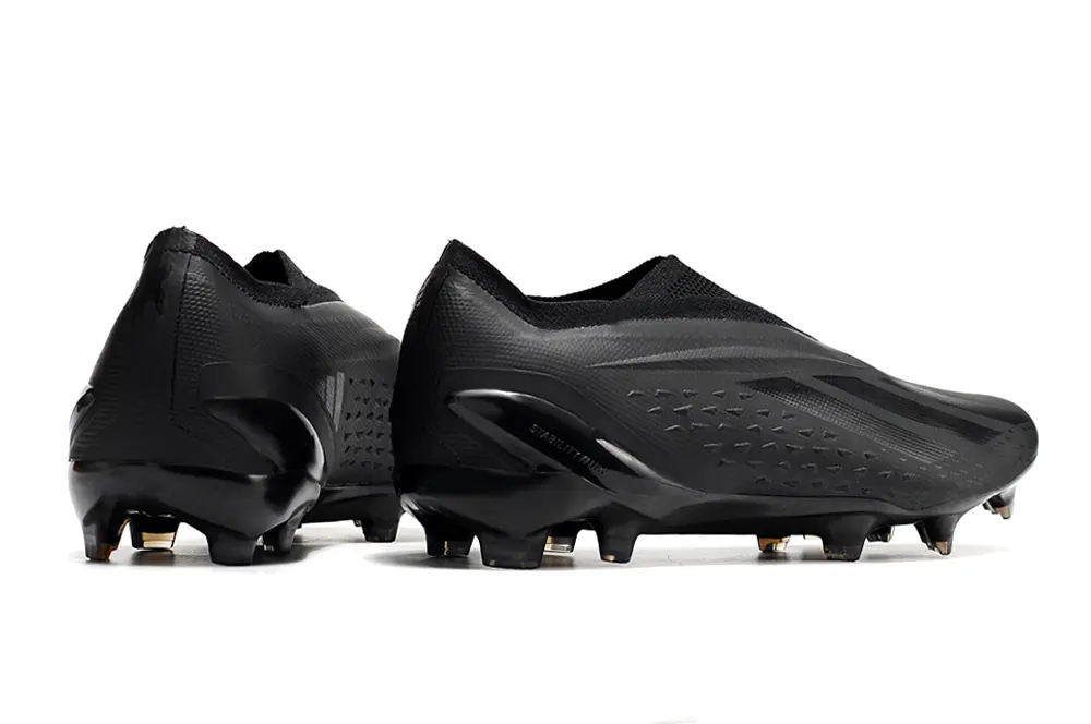 Adidas X Speedportal+ Laceless FG - Black/Stealth Black/Shadow Black