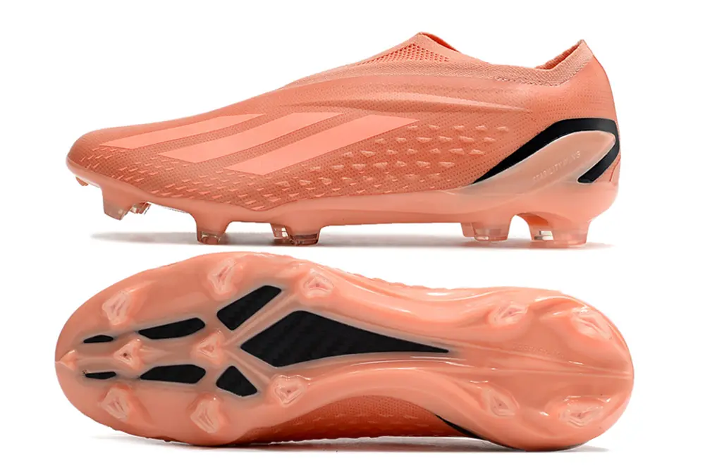 Adidas X Speedportal+ Laceless FG - Peach/Soft Coral/Light Tangerine