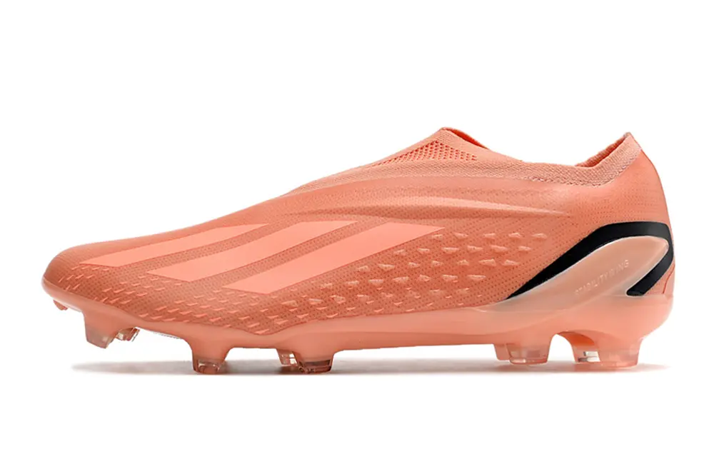 Adidas X Speedportal+ Laceless FG - Peach/Soft Coral/Light Tangerine