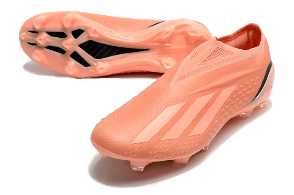 Adidas X Speedportal+ Laceless FG - Peach/Soft Coral/Light Tangerine