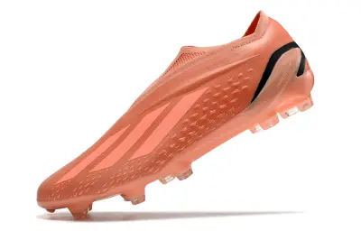 Adidas X Speedportal+ Laceless FG - Peach/Soft Coral/Light Tangerine