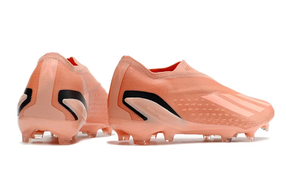 Adidas X Speedportal+ Laceless FG - Peach/Soft Coral/Light Tangerine