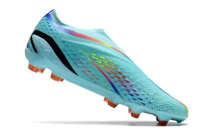 Adidas X Speedportal+ Laceless FG - Aqua/Sunny Orange/Neon Green