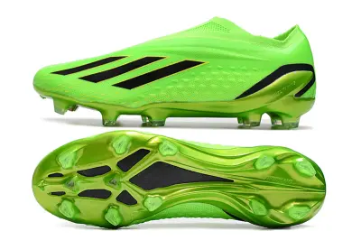 Adidas X Speedportal+ Laceless FG - Green/Neon Green/Black