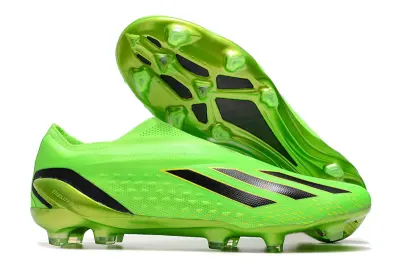 Adidas X Speedportal+ Laceless FG - Green/Neon Green/Black