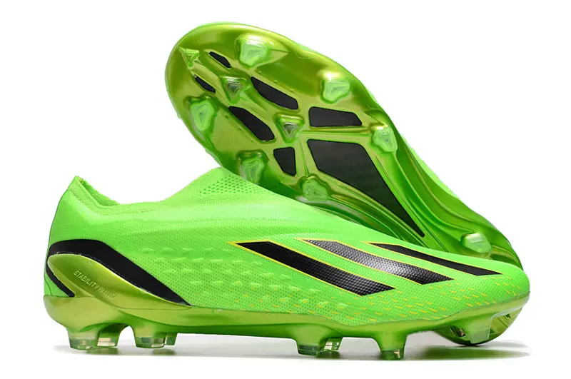Adidas X Speedportal+ Laceless FG - Green/Neon Green/Black