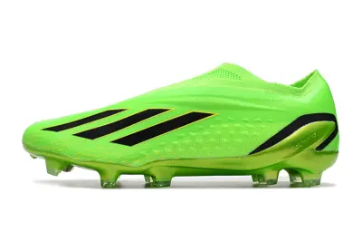 Adidas X Speedportal+ Laceless FG - Green/Neon Green/Black