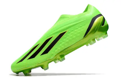 Adidas X Speedportal+ Laceless FG - Green/Neon Green/Black