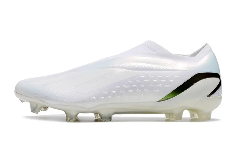 Adidas X Speedportal+ Laceless FG - White/Iridescent Pearl/Black Carbon