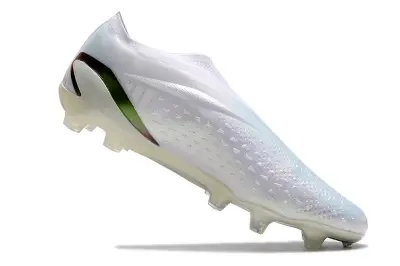 Adidas X Speedportal+ Laceless FG - White/Iridescent Pearl/Black Carbon
