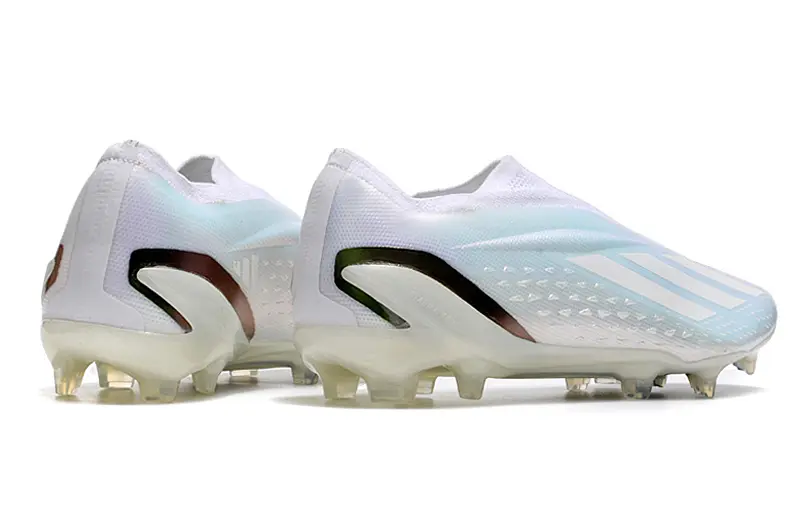 Adidas X Speedportal+ Laceless FG - White/Iridescent Pearl/Black Carbon