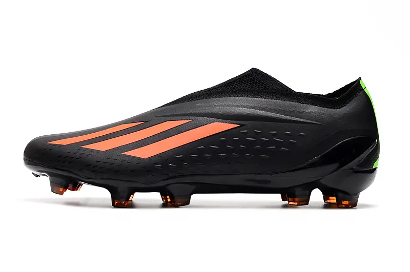 Adidas X Speedportal+ Laceless FG - Black/Vibrant Orange/Night Green