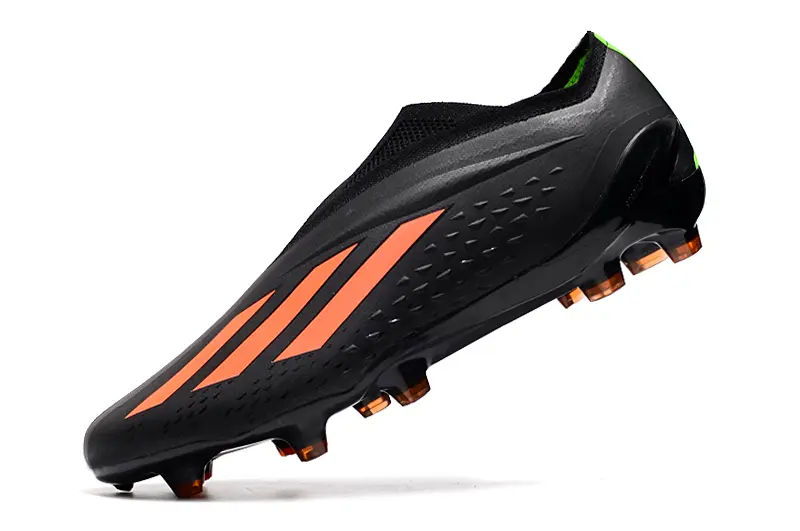 Adidas X Speedportal+ Laceless FG - Black/Vibrant Orange/Night Green
