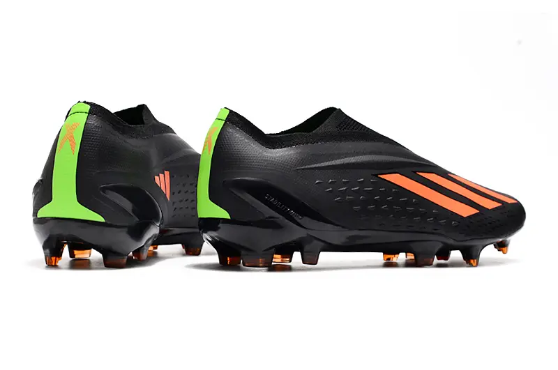 Adidas X Speedportal+ Laceless FG - Black/Vibrant Orange/Night Green