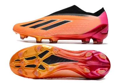 Adidas X Speedportal+ Laceless FG - Orange/Flame Scarlet/Neon Pink